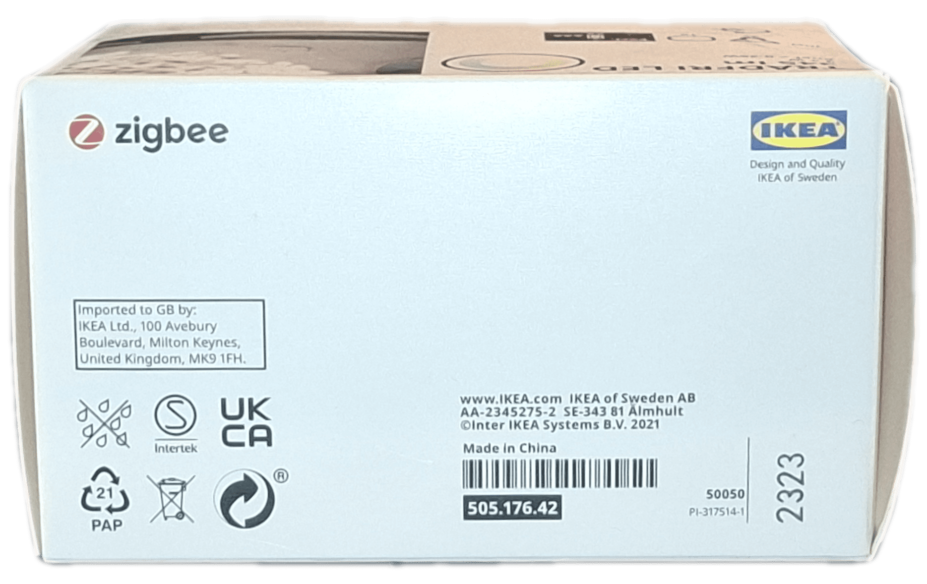 smart bulbs and controller box side