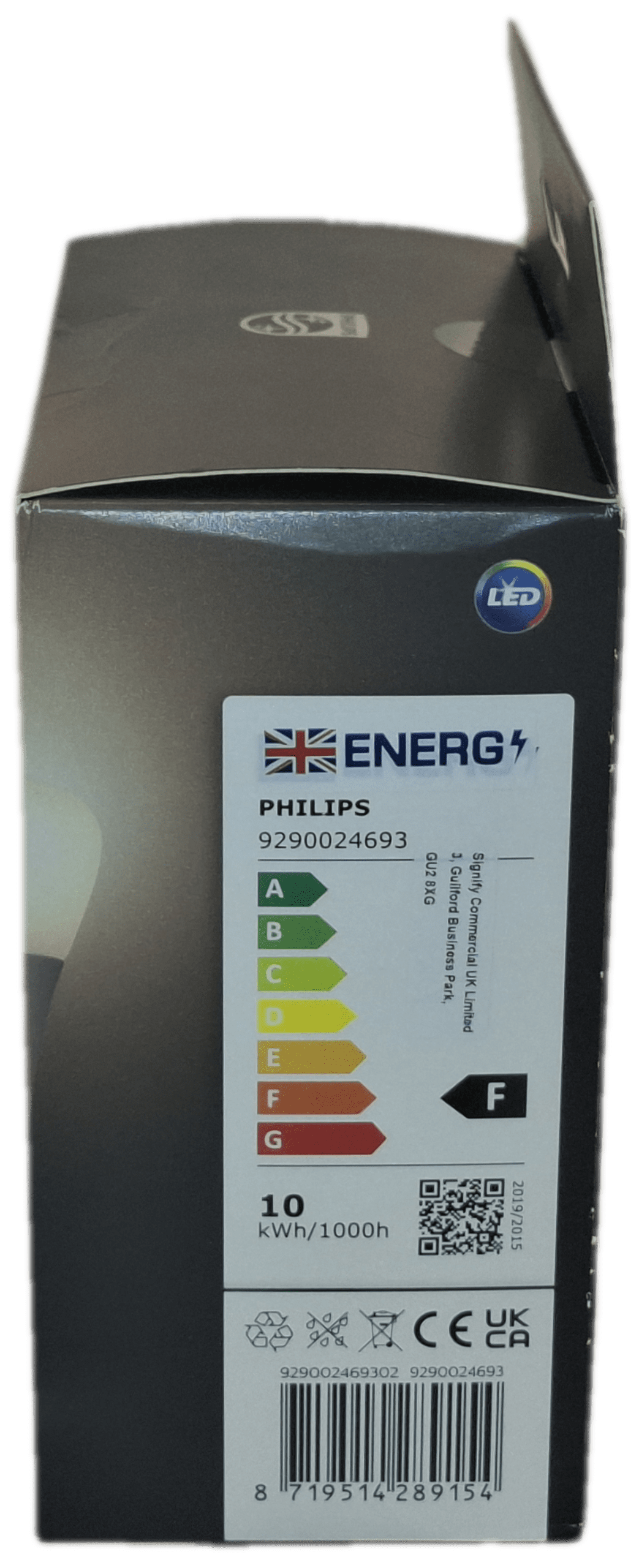 B22 Philips Hue White 2700k 1100 Smart Bulb (twin) side