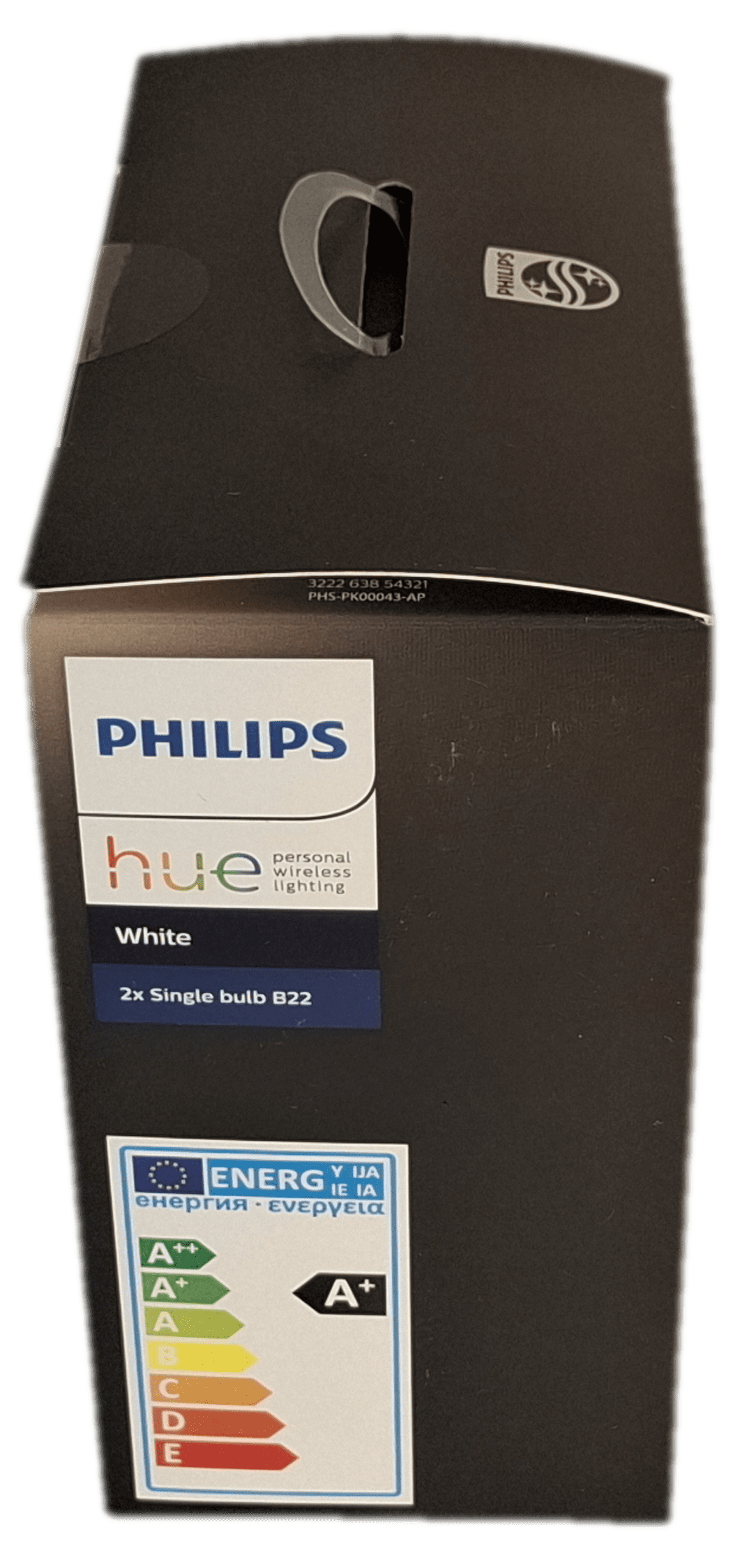 B22 Philips Hue White 800 Smart Bulb (twin pack) box side 2