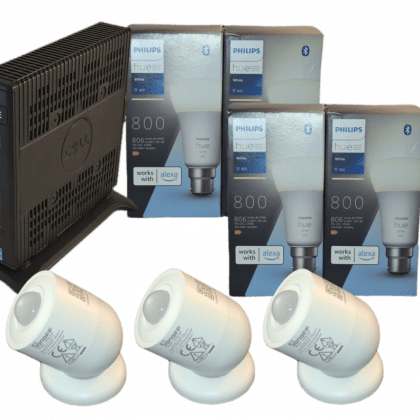 dell 5010 3 x sensors 4 x hue b22